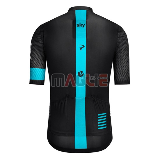 Maglia Sky manica corta 2016 blul e nero